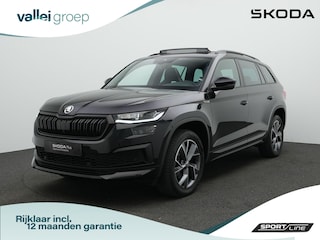 Skoda Kodiaq 1.5 TSI 150 pk DSG Sportline Business | Panoramadak | Trekhaak | Navigatie Columbus | Geheugenstoel | Leder/alcantara | Matrix LED