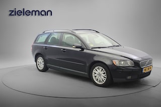 Volvo V50 2.0D Kinetic - Leer, Cruise, Clima, Trekhaak, Stoelverwarming, Memory