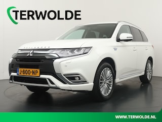 Mitsubishi Outlander 2.4 PHEV Intense+ | schuif-/kanteldak | Stoel- & Stuurverw. | Standkachel | Half leder/alcantara |