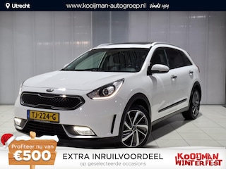 Kia Niro 1.6 GDi Hybrid Design Edition , Stoel en Stuur verwarming, schuif kantel dak. Navigatie.