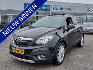 Opel Mokka 1.4 Turbo 140pk Automaat Cosmo+ | Navi | Bi-Xenon | Clima | Cruise | Leder+Comfortstoel | Stoel+Stuurwielverwarming | Pdc V+A+Camera | Licht+Regensensor | Privacy Glass | 17''lm