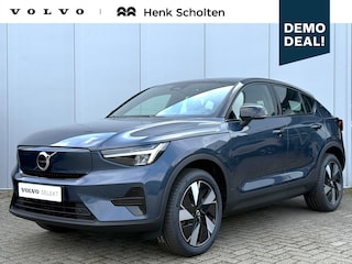 Volvo EC40 Single Motor Extended Range 82 kWh Plus | Panoramadak | Premium audio by Harman Kardon | Apple carplay/Android auto | Verwarmbare voorstoelen en stuurwiel | Warmtepomp | Denim Blue metallic | 19 inch Lichtmetalen velgen| Dak in contrasterend Black Stone Solid