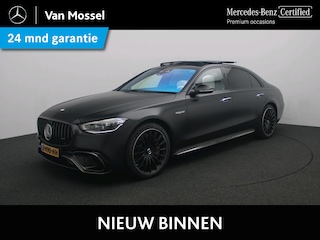 Mercedes-Benz S-klasse AMG 63 S E Performance / Premium Plus/ Burmester 4D/ MANUFAKTUR int+ext/ Keramisch/ Entertainment Achter/ 21 inch/ Carbon/ Achterasbesturing