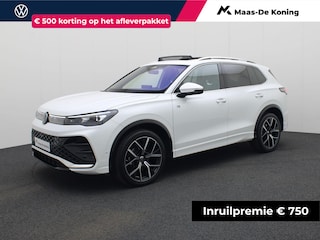 Volkswagen Tiguan 1.5 eTSI/150PK R-Line DSG · Panoramadak · Trekhaak · 360° Camera + Parkeersensoren · Garantie tot 01-01-2026