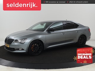 Skoda Superb 2.0 TSI 4x4 Sportline | Leder/Alcantara | Stoelverwarming | Camera | Carplay | Memory | Bi-Xenon | Navigatie | Sportstoelen | Parkeerhulp | Climate control | Bluetooth | Cruise control