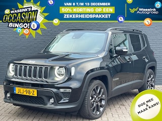 Jeep Renegade 1.5T e-Hybrid 130pk Aut S | Stoel- & Stuurverwarming | CarPlay | Automaat | Adaptive Cruise Control | Keyless |