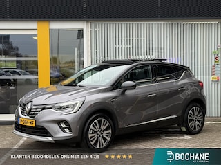 Renault Captur 1.6 E-Tech Plug-in Hybrid 160 Initiale Paris | Glazen schuif-kantel dak | Leer | Stoel & stuur verwarming | 360 graden camera | DAB | Park assist | Climate Control |