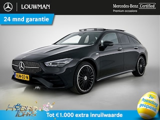Mercedes-Benz CLA Shooting Brake 250 e Star Edition AMG Line Plus AMG Line | Night Pakket |Panorama Schuif-Kanteldak | Memory Stoelen | Head-up display | Parkeerpakket met 360°-camera. Inclusief 24 maanden Mercedes-Benz Certified garantie voor Europa.