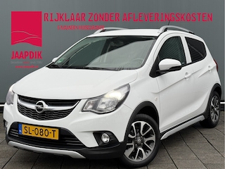 Opel Karl BWJ 2018 | 1.0 75PK Rocks Online Ed | LEER | STOEL&STUURWIEL VERW | NAVI | AIRCO | CARPLAY | PRIVACY GLASS | CRUISE