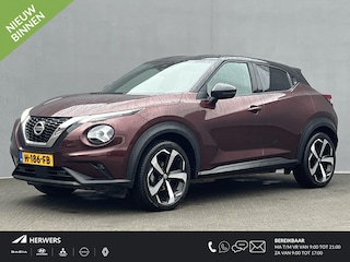 Nissan Juke 1.0 DIG-T Premiere Edition / Trekhaak (Trekgewicht 1.250kg) / Dealeronderhouden / Achteruitrijcamera / Apple Carplay & Android Auto / Keyless Entry & Start / Navigatie full map / Cruise- en Climate Control / Stoelverwarming / Voorruitverwarming / Parkeersensoren voor en achter