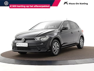 Volkswagen Polo 1.0 TSI 95pk Life · Apple/Android Car Play · Airco · P-Sensoren · DAB · Getint Glas · 15'' Inch · Garantie t/m 10-10-2027 of 100.000km