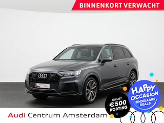 Audi Q7 55 TFSI e quattro Pro Line S 340pk | Panoramadak | Verlengde garantie | Adaptieve cruise controle | Verwarmbare voorstoelen en achterbank