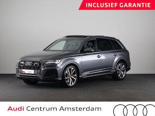 Audi Q7 55 TFSI e quattro Pro Line S 340pk | Panoramadak | Verlengde garantie | Adaptieve cruise controle | Verwarmbare voorstoelen en achterbank