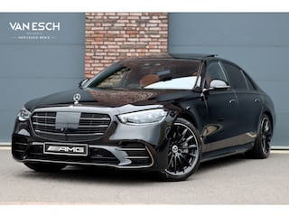 Mercedes-Benz S-klasse 580 e 4MATIC Lang AMG Line | Airmatic | Distronic+ | Chauffeurspakket | Memory | Stoelventilatie V+A | Burmester | Soft-Close | Digital Light | Vlakkenverwarming | HUD | Zonweringspakket |