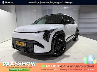 Kia EV3 GT-PlusLine 81.4 kWh Auto vol luxe! Schuif-/kanteldak, trekhaak, V2L, 360° camera, stoelverwarming, navigatie, Apple CarPlay/Android Auto, NL-auto,