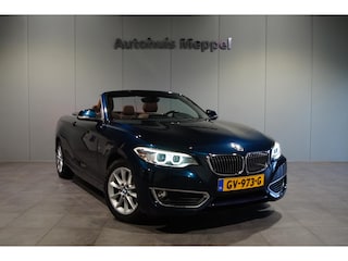 BMW 220i Cabrio Luxury Line | PDC | Xenon | Navigatie | Midnight Blue metallic |