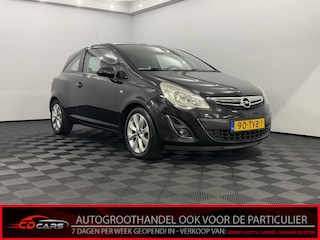 Opel Corsa 1.2 EcoFlex Anniversay Edition LPG Airco, Half leder, Radio, Lichtmetalen velgen Bij de verkoop van gebruikte voertuigen door CD-Cars wordt geen standaard garantie verstrekt. De koper aanvaardt het voertuig in de staat waarin het zich bevindt op het moment van aankoop, Vo