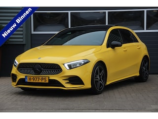 Mercedes-Benz A-klasse 180 Business Solution AMG Panoramadak | Night pakket | Camera | High Performance LED | Widescreen | Rijstrooksensor | Apple CarPlay | LMV18"