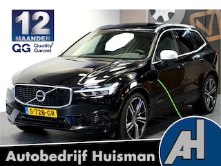Volvo XC60 2.0 T8 AWD 299kW/407pk Aut8 Twin Engine R-Design LUCHTVERING + PANORAMADAK + SPORTSTOELEN + LEDEREN BEKLEDING + CRUISE + SUBWOOFER + EL.TREKHAAK + STOELVERWARMING + LANE ASSIST + KEYLESS ENTRY&GO + CAMERA + PARKEERSENSOREN A + 21" LM-VELGEN!!