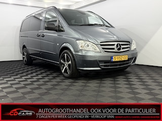 Mercedes-Benz Vito 113 CDI 320 Lang DC Luxe Airco, Navi, Camera, Radio, Lichtmetalen velgen, Trekhaak Bij de verkoop van gebruikte voertuigen door CD-Cars wordt geen standaard garantie verstrekt. De koper aanvaardt het voertuig in de staat waarin het zich bevindt op het moment van aankoop