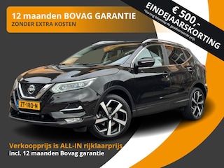 Nissan Qashqai 1.3 DIG-T 140pk TEKNA CARPLAY/PANODAK/360CAMERA/1e EIG/NL-AUTO