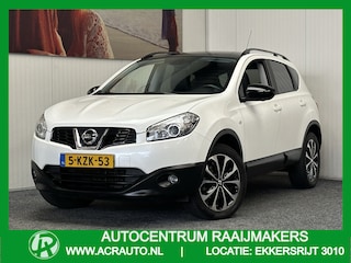 Nissan Qashqai AUTOMAAT 1.6 TEKNA PANORAMADAK 360 CAMERA TREKHAAK ACHTERUITRIJ CAMERA NAVIGATIE CLIMATE CONTROL  HALF LEDER 18 INCH LM INCL WINTERSET ZEER MOOI !!!