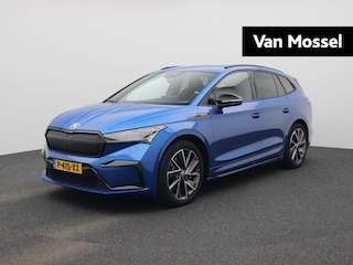 Skoda Enyaq iV 80X Sportline 265 PK | 95% SOH | 4X4 | Automaat | Trekhaak | Warmtepomp | Adaptieve Cruise Control |  Stoelverwarming | Apple Carplay & Android Auto | Navigatie | Elektronische Kofferklep