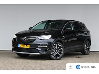 Opel Grandland X 1.6 Turbo Ultimate | Panoramadak | Dodehoekdetectie | Climate control | Elektr. bedienbare achterklep | Rondomzicht camera | Voorstoelen verwarmd | Trekhaak |