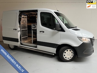 Mercedes-Benz Sprinter SERVICEWAGEN 314 2.2 CDI 140PK euro6 L1H1 Sortimo inrichting, 2xschuifdeur, M-bux, Laadkraan RIJKLAARPRIJS!