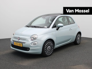 Fiat 500 1.0 Hybrid Launch Edition | LMV | SCHUIFDAK! | Parkeer sensoren | Half leder | Cruise control | Airco | DAB