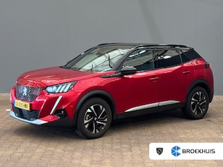 Peugeot 2008 EV GT 50 kWh 3-FASE | Camera | Leder\Stof | Clima | Cruise | Keyless | 17'' Lichtmetaal | 3D dashboard | Rijstrookassistent '| Achteruitrijcamera | Afwijkende dakkleur | Airco (automatisch)
