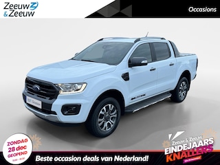 Ford Ranger 2.0 EcoBlue Wildtrak Dubbele Cabine 213 pk | Automaat | Navigatie | Achteruitrijcamera | Trekhaak | Elektr. verstelbare bestuurdersstoel | Lederen bekleding