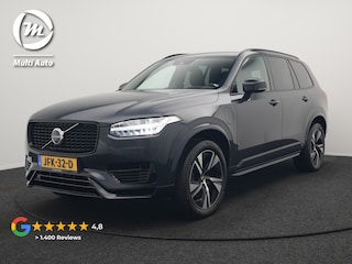 Volvo XC90 T8 Recharge AWD R-Design 7-Persoons Long Range Plug In Hybrid 456pk Dealer O.H. PHEV | Panodak | Head Up | 360 Camera | Adaptive Cruise | Lederen Sportstoelen Ventilatie & Memory | Bowers & Wilkins | Navigatie | Blis | DAB |