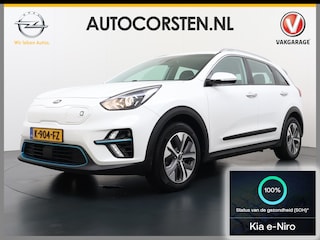 Kia Niro EV 64kWh SOH 100% W-pomp Navi Adaptive-Cruise Camera 1/2 Leer Apple Carplay Android AutoEcc DynamicLine Stoel-Stuurverwarming Pdc Lane Assist VESS DAB Led Isofix Keyless 1e Eigenaar Origineel Nederlandse Auto Nieuwprijs €43.970,-