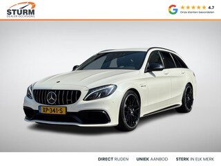 Mercedes-Benz C-klasse Estate AMG 63 | Burmester | Geheugenstoelen | Sportuitlaat | Designo Kleur | Kruisspaak Velgen | Adapt. Cruise Control | Alcantara Stuurwiel | Rijklaarprijs!