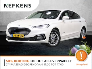 Ford Mondeo 188PK Hybride Titanium | 1ste eigenaar | LEER | Camera | Dodehoekdetectie | Electrische stoelen | Navigatie | AUTOMAAT |  Stoel/stuur/verwarmd/verkoeld | Adaptive Cruise Control | Isofix | Privacy Glass |