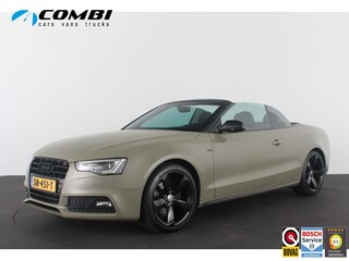 Audi A5 Cabriolet 1.8 TFSI S line > 177pk/Cabrio/Dark Green&black/Sportstoelen verwarmbaar...