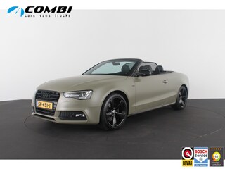 Audi A5 Cabriolet 1.8 TFSI S line > 177pk/Cabrio/Dark Green&black/Sportstoelen verwarmbaar...