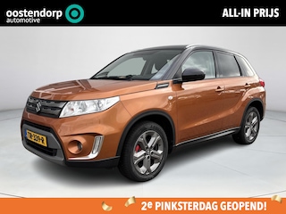 Suzuki Vitara 1.6 Exclusive Trekhaak | Verwarmbare buitenspiegels | All Seasonbanden | Achterruitrijcamera | Stoelverwarming | Cruise Control | Climate Control | Navigatiesysteem | Apple CarPlay & Android Auto | 12 maanden BOVAG garantie