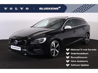 Volvo V60 T4 Business Sport - Parkeerverwarming - Volvo On Call - Bi-Xenon koplampen - schijf/kantel dak - Verwarmde voorstoelen & stuur - Navigatie - Parkeersensoren voor en achter - trekhaak - 18 inch LMV