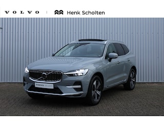 Volvo XC60 T6 Automaat Plug-in hybrid AWD Plus Bright | Adaptieve Cruise Control| Semi Electrische Trekhaak | Panoramadak | Blind Spot| Rondomzicht Camera| Verwarmbare Voorstoelen| Alarmklasse 3.