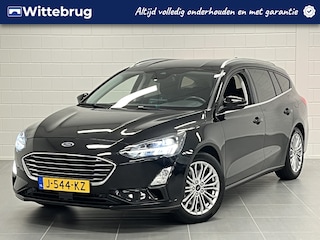 Ford Focus Wagon 1.0 EcoBoost Titanium Business TREKHAAK | NAVIGATIE | RUIME LUXE STATIONWAGON!