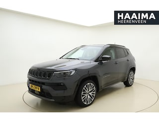Jeep Compass 4xe 240pk Automaat Plug-in Hybrid Electric S | Climate control | Camera | Keyless | Lederen bekleding | Stoel & Stuurverwarming | Lichtmetalen velgen