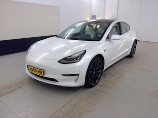 Tesla Model 3 Performance AWD 486pk 75 kWh [ WIT LEDER+AUTOPILOT+530KM WLTP+PREMIUM AUDIO ]