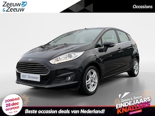 Ford Fiesta 1.0 EcoBoost Titanium | Airco | Elektrische ramen voor | Voorruitverwarming | Navigatie | Parkeersensor achter | Cruise control | 15" lichtmetalen velgen |