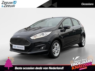 Ford Fiesta 1.0 EcoBoost Titanium | Airco | Elektrische ramen voor | Voorruitverwarming | Navigatie | Parkeersensor achter | Cruise control | 15" lichtmetalen velgen |