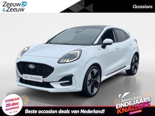 Ford Puma ST-line X | Automaat | Panorama dak | Navigatie | Apple carplay & Android auto | Adaptief cruise control | Dodehoek detectie | Parkeersensoren voor en achter | Achteruitrijcamera | 19" lichtmetalen velgen |