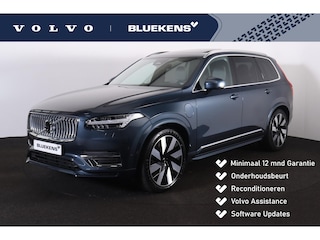 Volvo XC90 T8 Recharge AWD Ultra Bright - Luchtvering - Panorama/schuifdak - IntelliSafe Assist & Surround - 360º Camera - Bowers & Wilkins audio - Adaptieve LED koplampen - Verwarmde voorstoelen, stuur & achterbank - Parkeersensoren voor & achter - Elektr. bedienb. voorstoelen met geheugen - Head up display - Draadloze tel. lader - Extra getint glas - Elektr. inklapbare trekhaak - 21' LMV