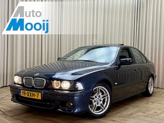BMW 525i INDIVIDUAL / M-Sport / TOLEDOBLAU MET. / Schuif-Kanteldak / Leder / Memory / Stoelverwarming / Navigatie / Cruise / 17'' LMV