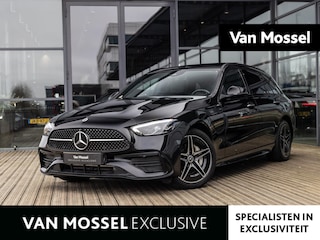 Mercedes-Benz C-klasse Estate 300 e AMG Line | NIGHT PAKKET | PANORAMA-SCHUIF-KANTELDAK | STOELMEMORY | KEYLESS ENTRY | APPLE CARPLAY | SFEERVERLICHTING | ACHTERUITRIJCAMERA | STOELVERWARMING | SOUNDSYSTEM |